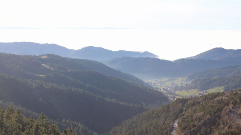 Dieses Bild zeigt eine Webcam-Aufnahme vom Achertal, aufgenommen am Mittwoch, den 25.02.2026 um 16:30 Uhr. Die Temperatur betrug 15.1°C.