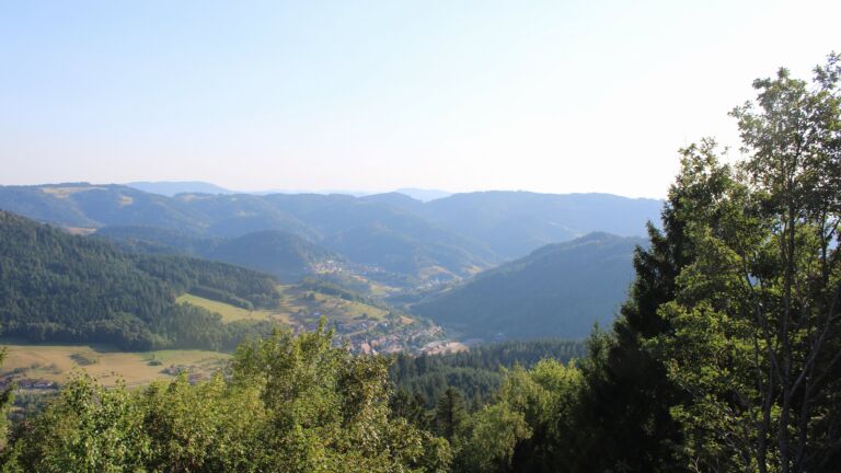 Dieses Bild zeigt eine Webcam-Aufnahme vom Achertal, aufgenommen am Dienstag, den 11.08.2026 um 18:40 Uhr. Die Temperatur betrug 32°C.