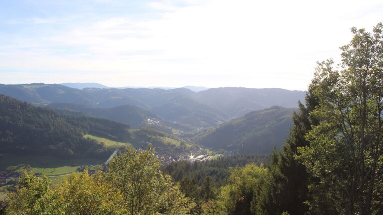 Dieses Bild zeigt eine Webcam-Aufnahme vom Achertal, aufgenommen am Donnerstag, den 15.10.2026 um 16:30 Uhr. Die Temperatur betrug 21°C.