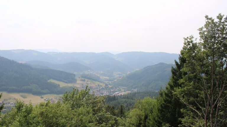 Dieses Bild zeigt eine Webcam-Aufnahme vom Achertal, aufgenommen am Freitag, den 31.07.2026 um 14:30 Uhr. Die Temperatur betrug 33.2°C.