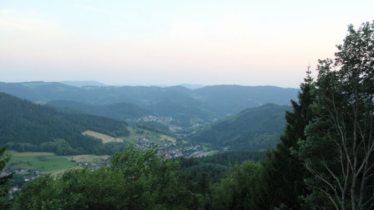 Dieses Bild zeigt eine Webcam-Aufnahme vom Achertal, aufgenommen am Donnerstag, den 25.06.2026 um 21:20 Uhr. Die Temperatur betrug 29°C.