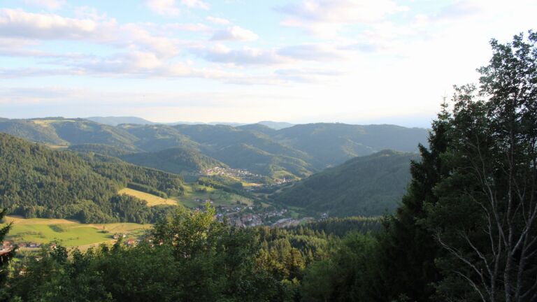 Dieses Bild zeigt eine Webcam-Aufnahme vom Achertal, aufgenommen am Donnerstag, den 02.07.2026 um 20:30 Uhr. Die Temperatur betrug 22°C.