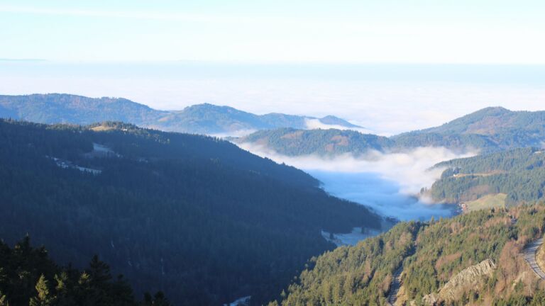 Dieses Bild zeigt eine Webcam-Aufnahme vom Achertal, aufgenommen am Sonntag, den 28.12.2025 um 10:30 Uhr. Die Temperatur betrug 0.1°C.