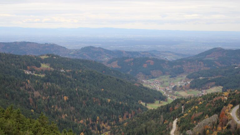 Dieses Bild zeigt eine Webcam-Aufnahme vom Achertal, aufgenommen am Samstag, den 01.11.2025 um 13:40 Uhr. Die Temperatur betrug 12.1°C.