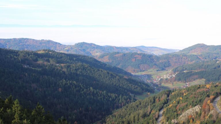 Dieses Bild zeigt eine Webcam-Aufnahme vom Achertal, aufgenommen am Donnerstag, den 06.11.2025 um 09:30 Uhr. Die Temperatur betrug 10.4°C.