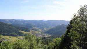 Dieses Bild zeigt eine Webcam-Aufnahme vom Achertal, aufgenommen am Sonntag, den 07.06.2026 um 17:50 Uhr. Die Temperatur betrug 23.7°C.