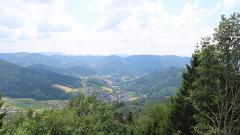Dieses Bild zeigt eine Webcam-Aufnahme vom Achertal, aufgenommen am Dienstag, den 30.06.2026 um 14:20 Uhr. Die Temperatur betrug 28.2°C.