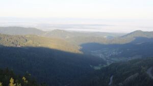 Dieses Bild zeigt eine Webcam-Aufnahme vom Achertal, aufgenommen am Samstag, den 06.09.2025 um 07:40 Uhr. Die Temperatur betrug 9.9°C.