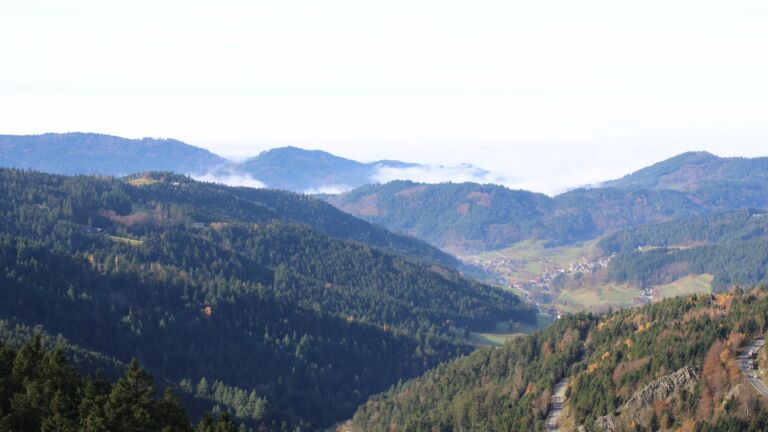 Dieses Bild zeigt eine Webcam-Aufnahme vom Achertal, aufgenommen am Montag, den 10.11.2025 um 12:00 Uhr. Die Temperatur betrug 8.2°C.