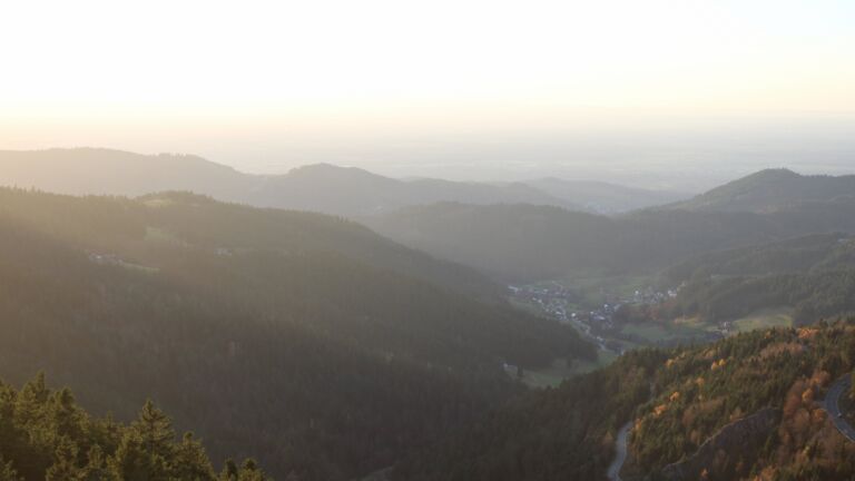 Dieses Bild zeigt eine Webcam-Aufnahme vom Achertal, aufgenommen am Dienstag, den 11.11.2025 um 16:30 Uhr. Die Temperatur betrug 7.8°C.