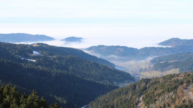 Dieses Bild zeigt eine Webcam-Aufnahme vom Achertal, aufgenommen am Donnerstag, den 22.01.2026 um 12:30 Uhr. Die Temperatur betrug 7.2°C.