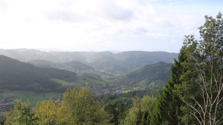 Dieses Bild zeigt eine Webcam-Aufnahme vom Achertal, aufgenommen am Montag, den 26.10.2026 um 11:20 Uhr. Die Temperatur betrug 8°C.