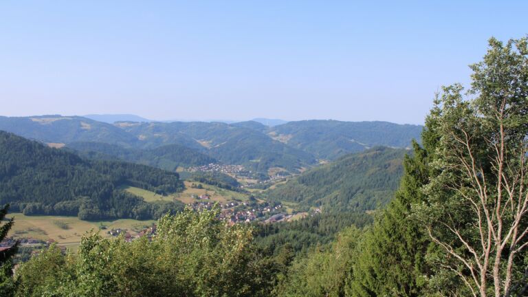 Dieses Bild zeigt eine Webcam-Aufnahme vom Achertal, aufgenommen am Sonntag, den 02.08.2026 um 10:10 Uhr. Die Temperatur betrug 23.5°C.