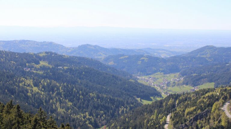 Dieses Bild zeigt eine Webcam-Aufnahme vom Achertal, aufgenommen am Donnerstag, den 23.04.2026 um 16:00 Uhr. Die Temperatur betrug 14.1°C.