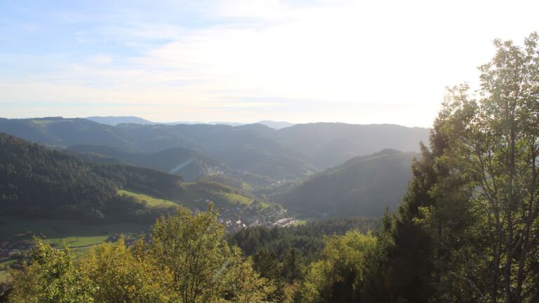 Dieses Bild zeigt eine Webcam-Aufnahme vom Achertal, aufgenommen am Donnerstag, den 15.10.2026 um 17:10 Uhr. Die Temperatur betrug 20.6°C.
