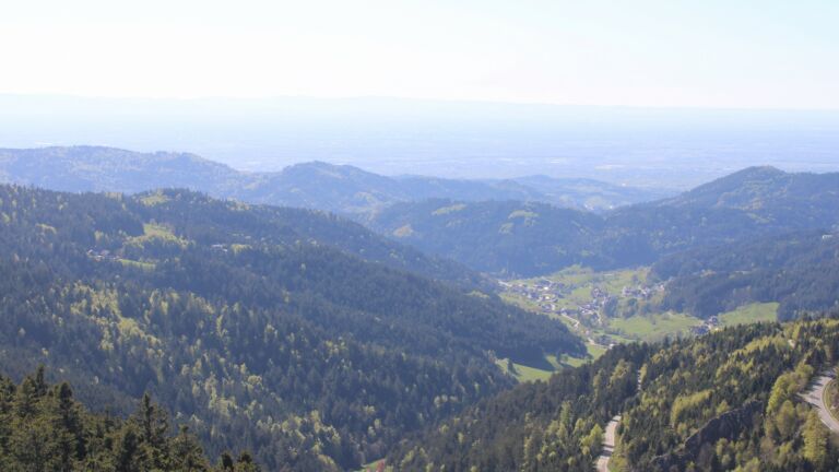 Dieses Bild zeigt eine Webcam-Aufnahme vom Achertal, aufgenommen am Donnerstag, den 23.04.2026 um 16:50 Uhr. Die Temperatur betrug 14.2°C.