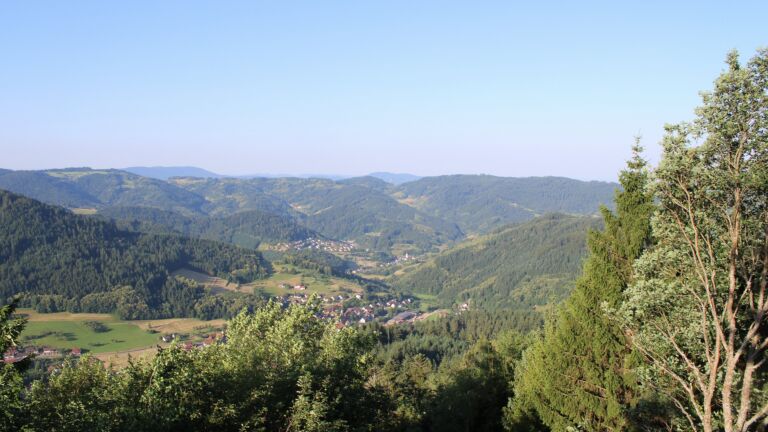 Dieses Bild zeigt eine Webcam-Aufnahme vom Achertal, aufgenommen am Donnerstag, den 25.06.2026 um 07:40 Uhr. Die Temperatur betrug 27°C.