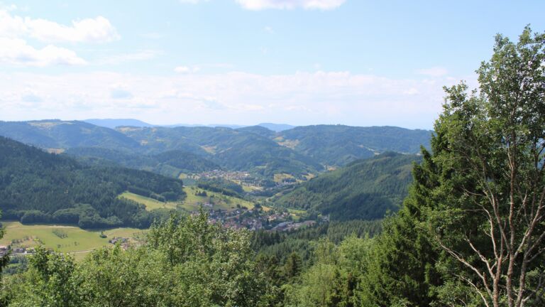 Dieses Bild zeigt eine Webcam-Aufnahme vom Achertal, aufgenommen am Freitag, den 17.07.2026 um 13:10 Uhr. Die Temperatur betrug 24.4°C.