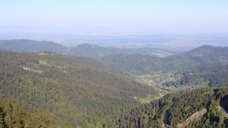 Dieses Bild zeigt eine Webcam-Aufnahme vom Achertal, aufgenommen am Samstag, den 10.05.2025 um 08:10 Uhr. Die Temperatur betrug 6.2°C.