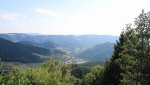Dieses Bild zeigt eine Webcam-Aufnahme vom Achertal, aufgenommen am Sonntag, den 02.08.2026 um 17:50 Uhr. Die Temperatur betrug 31°C.
