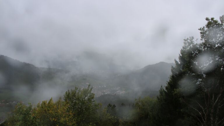 Dieses Bild zeigt eine Webcam-Aufnahme vom Achertal, aufgenommen am Samstag, den 17.10.2026 um 11:50 Uhr. Die Temperatur betrug 9.2°C.