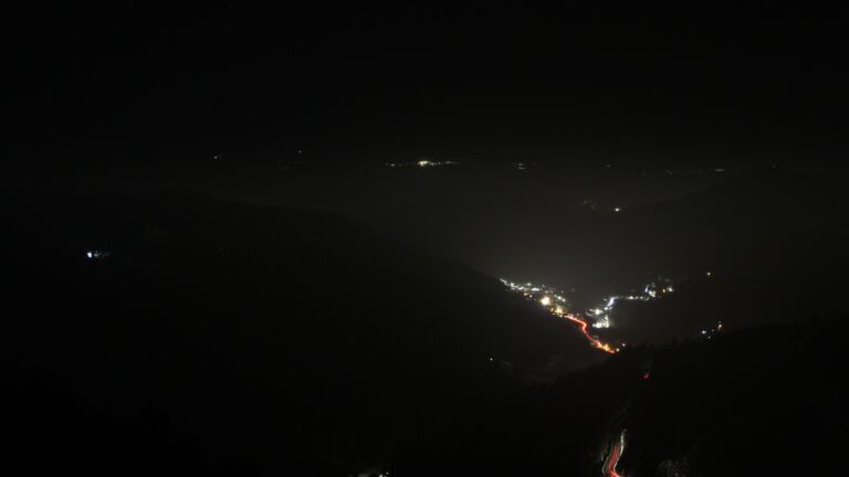 Dieses Bild zeigt eine Webcam-Aufnahme vom Achertal, aufgenommen am Donnerstag, den 15.01.2026 um 06:30 Uhr. Die Temperatur betrug 3.4°C.