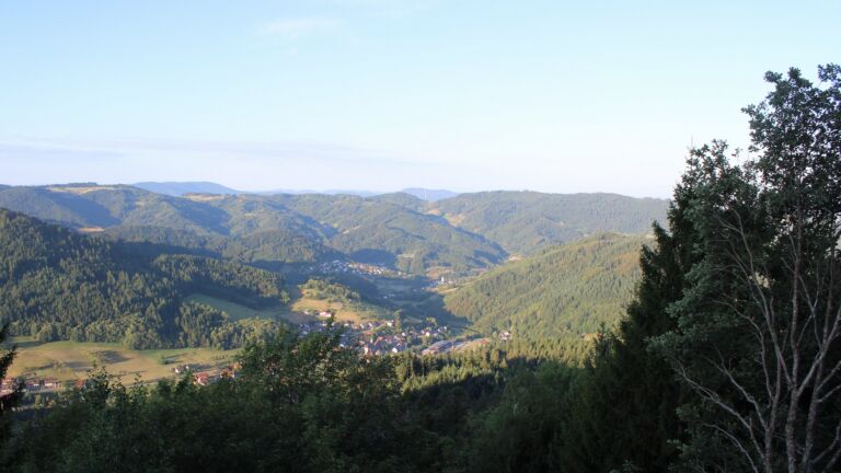 Dieses Bild zeigt eine Webcam-Aufnahme vom Achertal, aufgenommen am Freitag, den 07.08.2026 um 07:30 Uhr. Die Temperatur betrug 16°C.