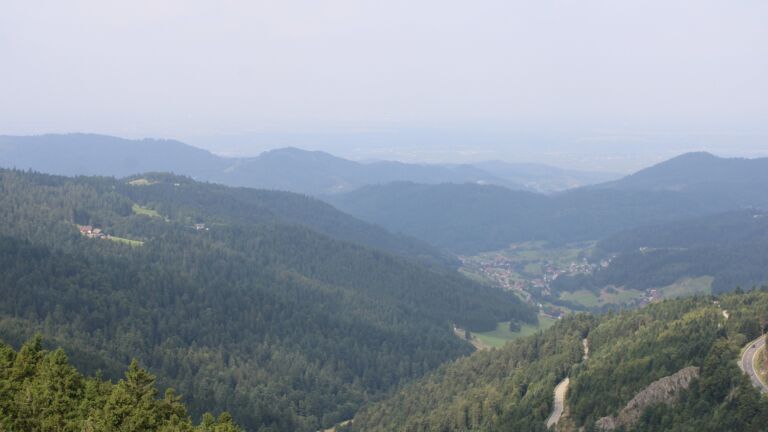Dieses Bild zeigt eine Webcam-Aufnahme vom Achertal, aufgenommen am Samstag, den 16.08.2025 um 11:10 Uhr. Die Temperatur betrug 21.5°C.