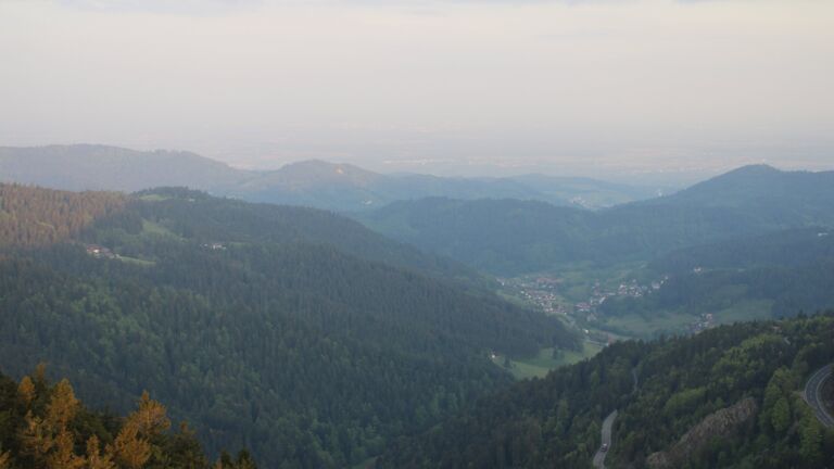 Dieses Bild zeigt eine Webcam-Aufnahme vom Achertal, aufgenommen am Freitag, den 09.05.2025 um 06:30 Uhr. Die Temperatur betrug 2.6°C.