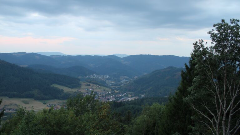 Dieses Bild zeigt eine Webcam-Aufnahme vom Achertal, aufgenommen am Montag, den 17.08.2026 um 20:50 Uhr. Die Temperatur betrug 19.3°C.