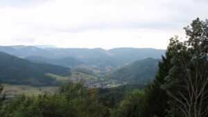 Dieses Bild zeigt eine Webcam-Aufnahme vom Achertal, aufgenommen am Dienstag, den 25.08.2026 um 16:20 Uhr. Die Temperatur betrug 17.5°C.