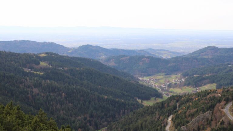 Dieses Bild zeigt eine Webcam-Aufnahme vom Achertal, aufgenommen am Donnerstag, den 13.11.2025 um 14:20 Uhr. Die Temperatur betrug 15.6°C.