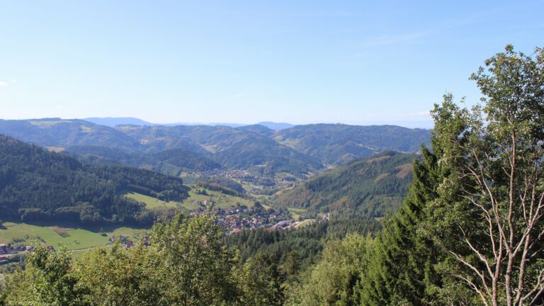 Dieses Bild zeigt eine Webcam-Aufnahme vom Achertal, aufgenommen am Samstag, den 12.09.2026 um 12:00 Uhr. Die Temperatur betrug 22°C.