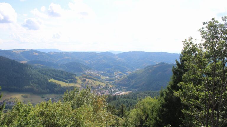 Dieses Bild zeigt eine Webcam-Aufnahme vom Achertal, aufgenommen am Samstag, den 22.08.2026 um 16:30 Uhr. Die Temperatur betrug 20.1°C.