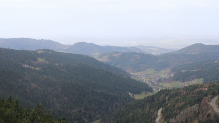 Dieses Bild zeigt eine Webcam-Aufnahme vom Achertal, aufgenommen am Samstag, den 15.11.2025 um 12:30 Uhr. Die Temperatur betrug 11.2°C.