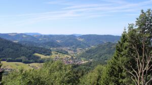 Dieses Bild zeigt eine Webcam-Aufnahme vom Achertal, aufgenommen am Sonntag, den 12.07.2026 um 12:10 Uhr. Die Temperatur betrug 25.2°C.