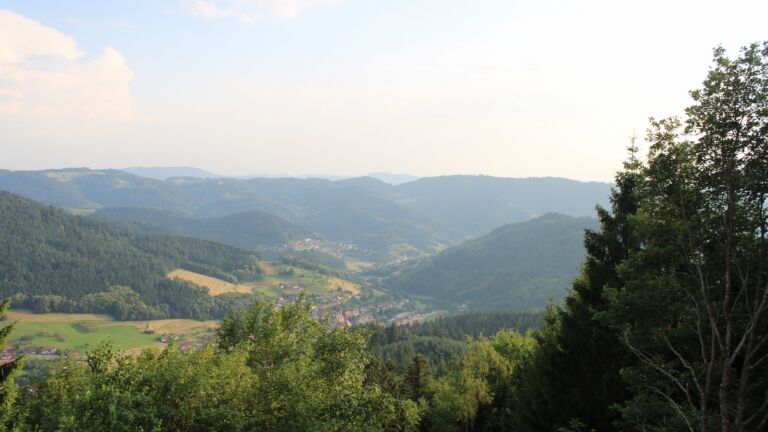 Dieses Bild zeigt eine Webcam-Aufnahme vom Achertal, aufgenommen am Freitag, den 26.06.2026 um 19:50 Uhr. Die Temperatur betrug 33.2°C.
