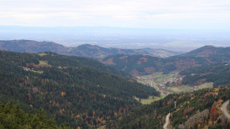 Dieses Bild zeigt eine Webcam-Aufnahme vom Achertal, aufgenommen am Samstag, den 01.11.2025 um 11:30 Uhr. Die Temperatur betrug 12.5°C.