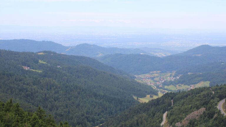 Dieses Bild zeigt eine Webcam-Aufnahme vom Achertal, aufgenommen am Freitag, den 18.07.2025 um 11:30 Uhr. Die Temperatur betrug 17.9°C.