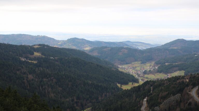 Dieses Bild zeigt eine Webcam-Aufnahme vom Achertal, aufgenommen am Mittwoch, den 17.12.2025 um 12:10 Uhr. Die Temperatur betrug 5.8°C.