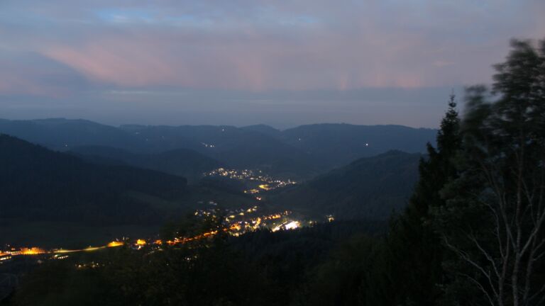 Dieses Bild zeigt eine Webcam-Aufnahme vom Achertal, aufgenommen am Dienstag, den 20.10.2026 um 07:10 Uhr. Die Temperatur betrug 7.1°C.