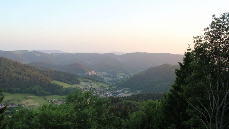 Dieses Bild zeigt eine Webcam-Aufnahme vom Achertal, aufgenommen am Montag, den 25.05.2026 um 21:00 Uhr. Die Temperatur betrug 23.4°C.