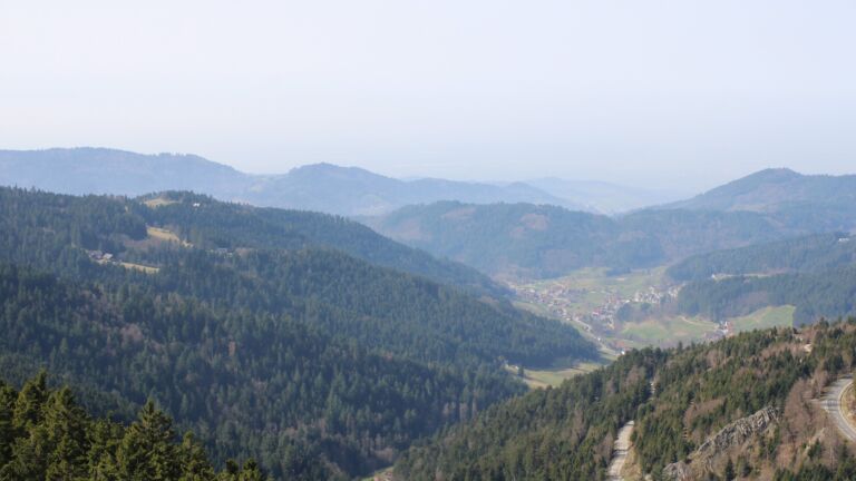 Dieses Bild zeigt eine Webcam-Aufnahme vom Achertal, aufgenommen am Samstag, den 07.03.2026 um 12:50 Uhr. Die Temperatur betrug 14.2°C.