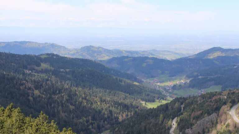 Dieses Bild zeigt eine Webcam-Aufnahme vom Achertal, aufgenommen am Freitag, den 17.04.2026 um 12:30 Uhr. Die Temperatur betrug 14.1°C.