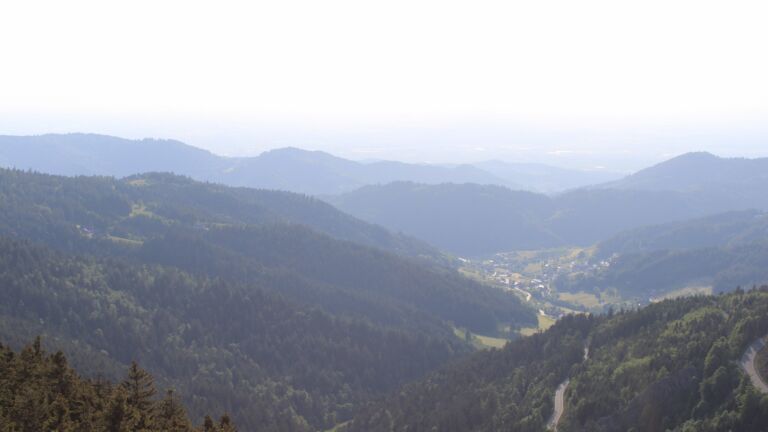 Dieses Bild zeigt eine Webcam-Aufnahme vom Achertal, aufgenommen am Montag, den 19.05.2025 um 19:00 Uhr. Die Temperatur betrug 16.9°C.