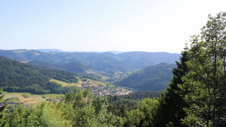 Dieses Bild zeigt eine Webcam-Aufnahme vom Achertal, aufgenommen am Freitag, den 29.05.2026 um 17:50 Uhr. Die Temperatur betrug 31.4°C.