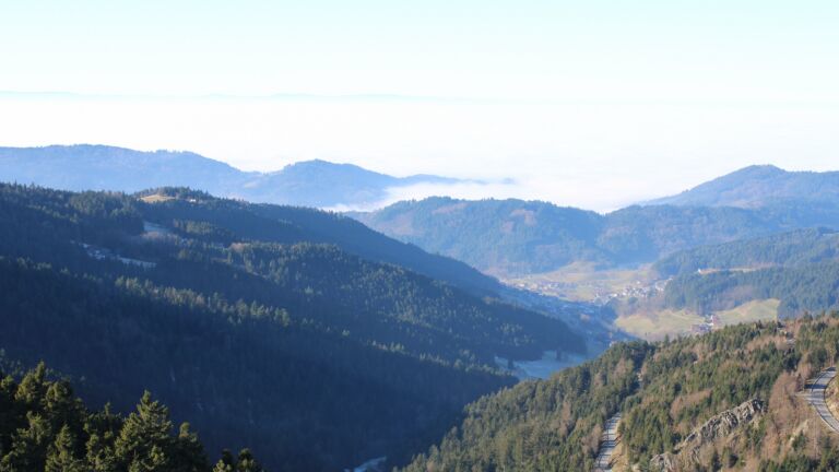 Dieses Bild zeigt eine Webcam-Aufnahme vom Achertal, aufgenommen am Montag, den 29.12.2025 um 12:40 Uhr. Die Temperatur betrug 4°C.