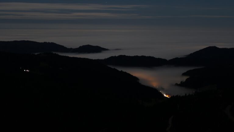 Dieses Bild zeigt eine Webcam-Aufnahme vom Achertal, aufgenommen am Samstag, den 08.11.2025 um 06:20 Uhr. Die Temperatur betrug 6.6°C.