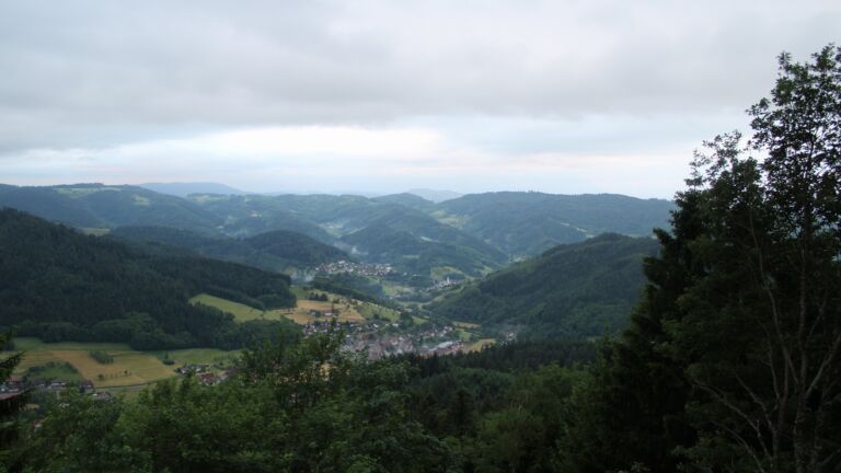 Dieses Bild zeigt eine Webcam-Aufnahme vom Achertal, aufgenommen am Montag, den 01.06.2026 um 05:50 Uhr. Die Temperatur betrug 11.9°C.