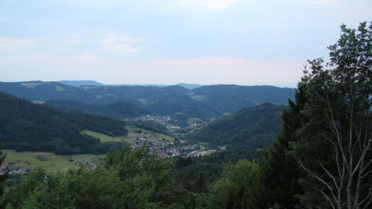 Dieses Bild zeigt eine Webcam-Aufnahme vom Achertal, aufgenommen am Samstag, den 25.07.2026 um 21:10 Uhr. Die Temperatur betrug 24.2°C.